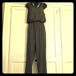 Onsie Jumper Romper BOHO Pantsuit Size M Cropped